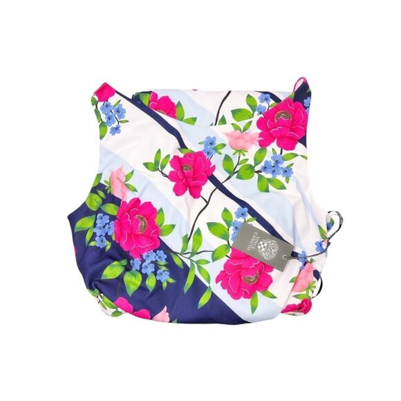 Vince Camuto Womens Multi Color Floral Sleeveless Tank Bodycon Dress Sz 14 New - Picture 4 of 10